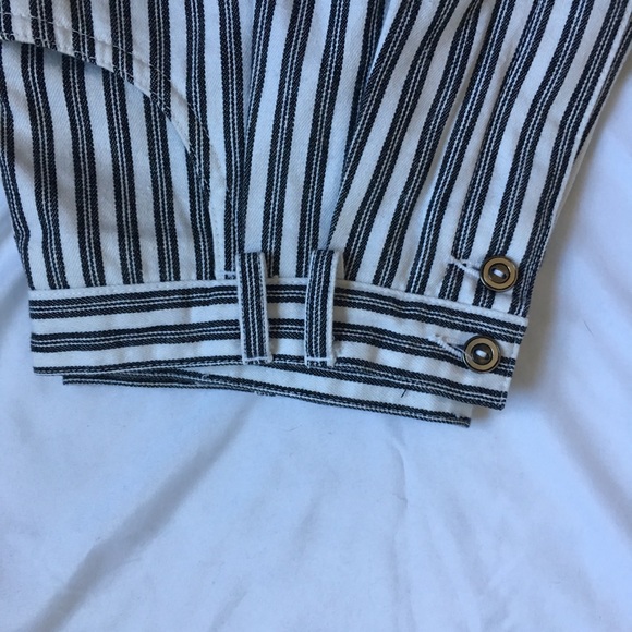 PERFECT vintage trousers black and white stripes - Picture 4 of 8
